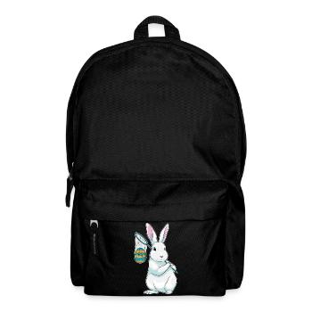 Bunny Easter Fishing - Backpack - black - Front