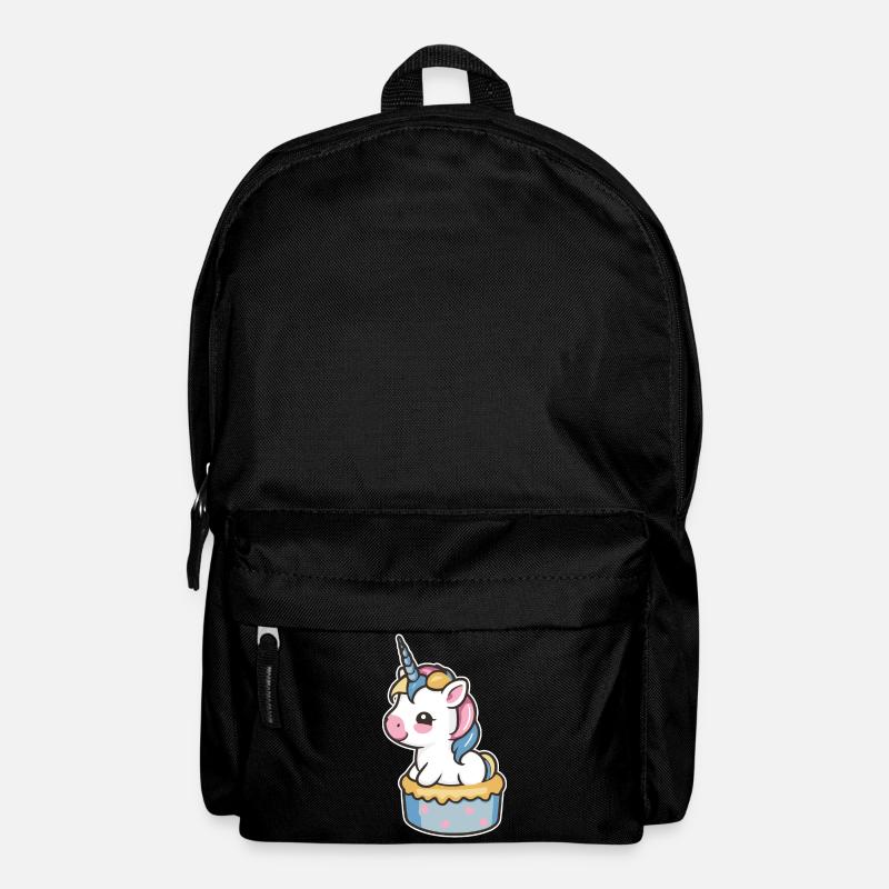 Einhorn Torte - Rucksack - Schwarz
