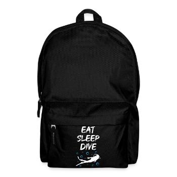 Eat Sleep Dive - Backpack - black - Front