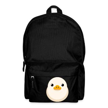 poussin lumineux minimal clipart - Sac à dos - noir - Devant