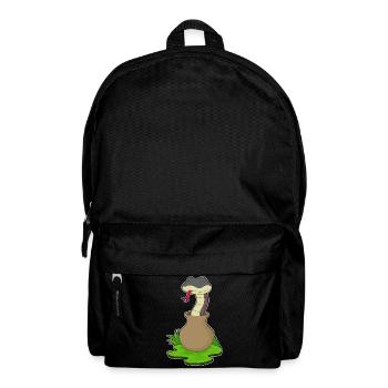 Schlange Vase - Rucksack - Schwarz - Vorne