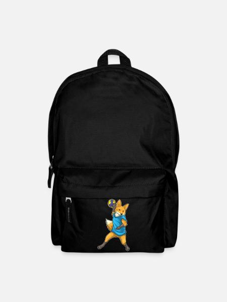 Fuchs Handballspieler Handball - Rucksack - Schwarz