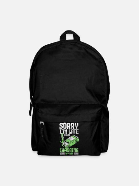 E-Auto Innovation - Rucksack - Schwarz