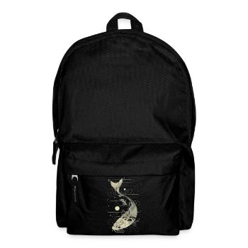 Fisch Grafik - Rucksack - Schwarz - Vorne