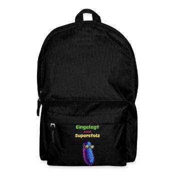 Pickled and super proud - Backpack - black - Front
