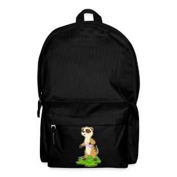 Lettre de suricate - Sac à dos - noir - Devant
