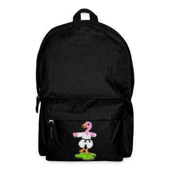 Karate Flamingo arts martiaux - Sac à dos - noir - Devant