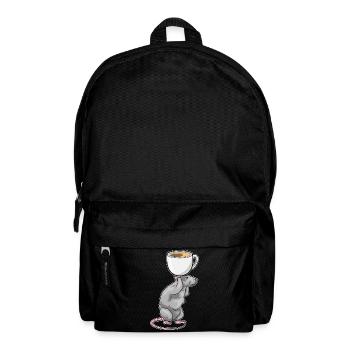 Tasse à café souris - Sac à dos - noir - Devant