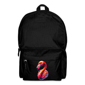 Flamingo - Rucksack - Schwarz - Vorne