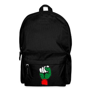 Bulgaria flag fist used - Backpack - black - Front