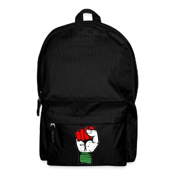 Hungary flag fist used - Backpack - black - Front