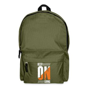 Continuer à faire Chemise drôle - Sac à dos - vert olive - Devant