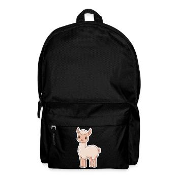 Lama Alpaga Lama - Sac à dos - noir - Devant