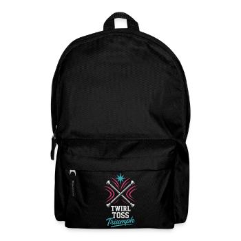 Baton Twirler Majorette Captain Squad Club - Backpack - black - Front