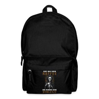 Funny Sayings Fun Outfits Irony Sarcasm - Backpack - black - Front