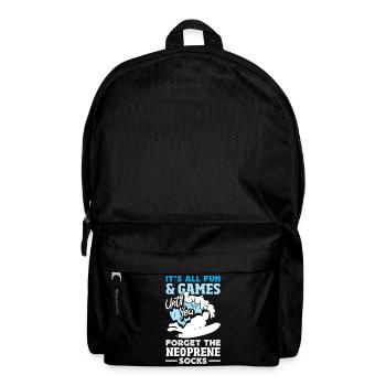 Surfing Surfboarder Bodyboarder - Backpack - black - Front