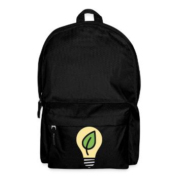 Light Bulb Environment Electricity - Backpack - black - Front