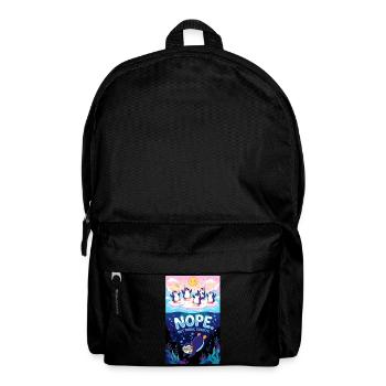 Nope Not Today Society Pinguin - Rucksack - Schwarz - Vorne