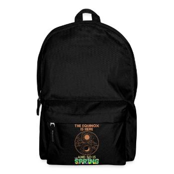 Bloom With Ostara Happy Easter March Equinox - Backpack - black - Front