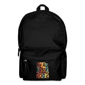 anniversaire 20 ans beau gosse - Sac à dos - noir - Devant