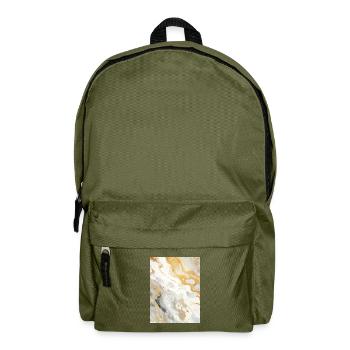 Pierre de marbre - Sac à dos - vert olive - Devant