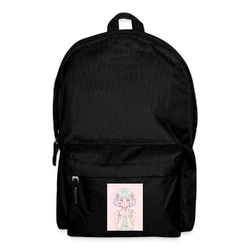 Anime, Mädchen, Geschenk - Rucksack - Schwarz - Vorne