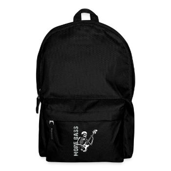 Plus Basse - Skeleton avec Basse - Sac à dos - noir - Devant