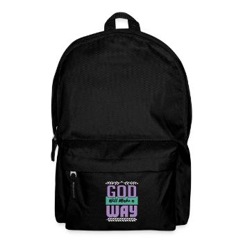 Bible God makes a way - Backpack - black - Front