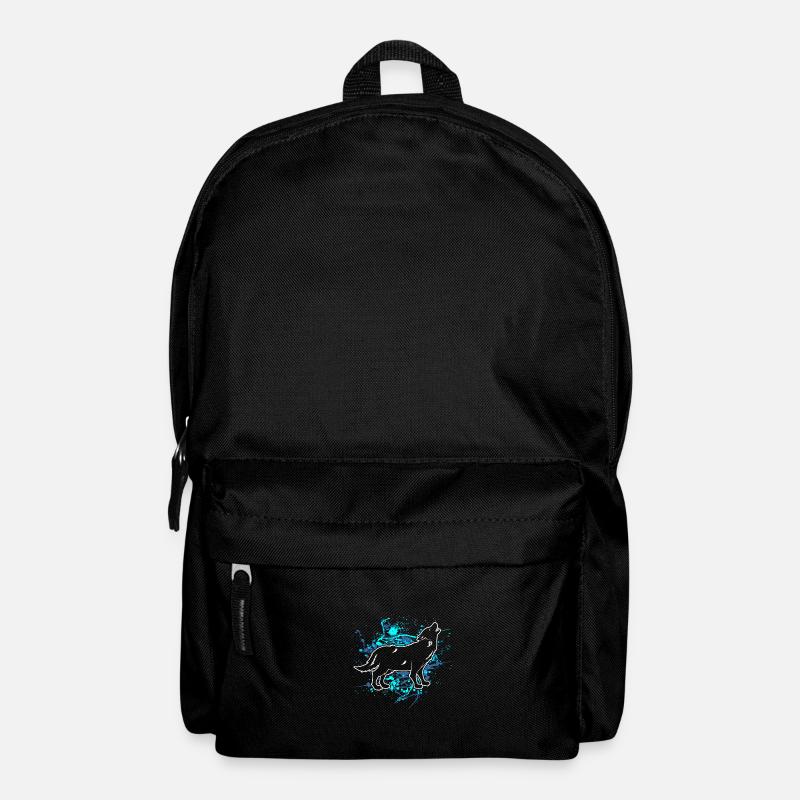 Wolf - Rucksack - Schwarz