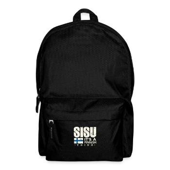 Finlande Chemise Sisu C’est un cadeau finlandais - Sac à dos - noir - Devant