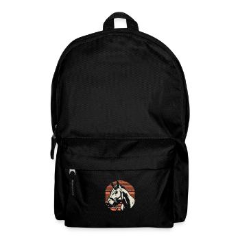 cheval - Sac à dos - noir - Devant