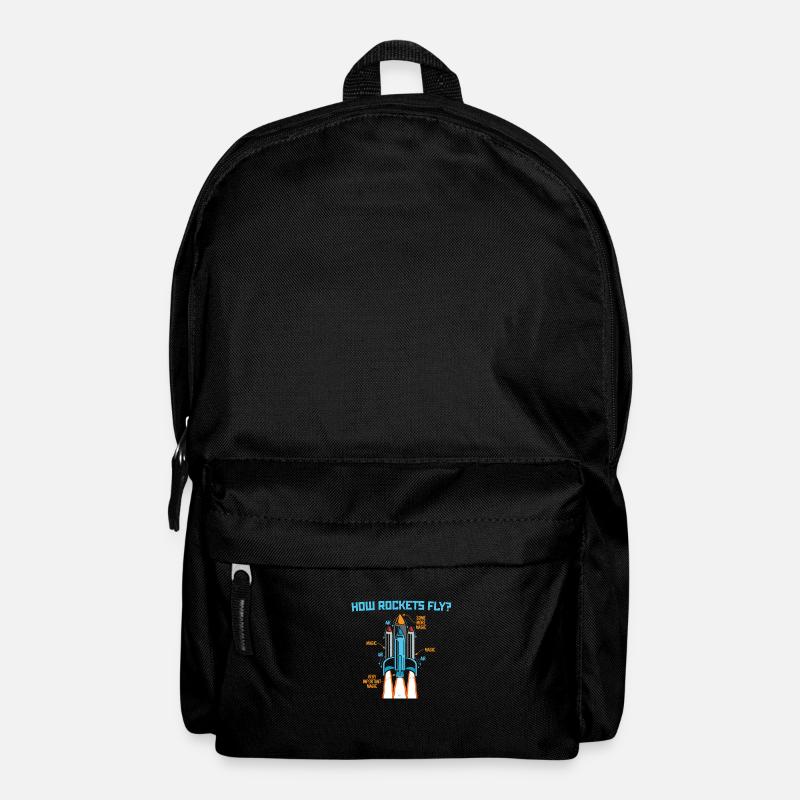 How Rockets Fly Aerospace Engineering Engineer - Backpack - black