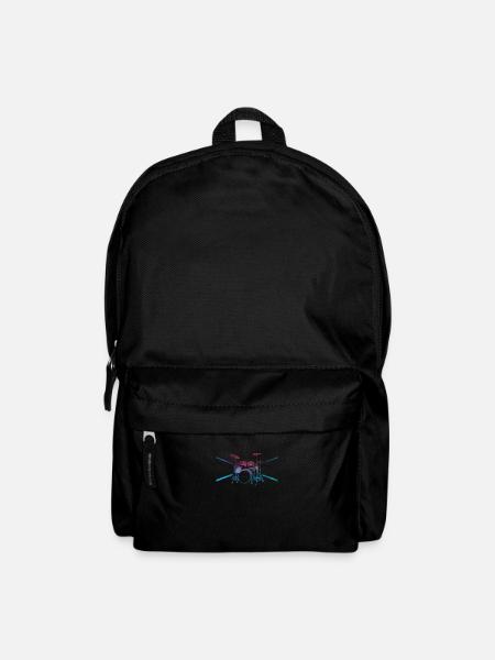 Schlagzeug Schlagzeuger Drummer Geschenk - Rucksack - Schwarz