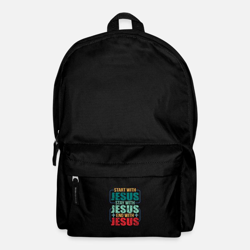 Jesus - Rucksack - Schwarz
