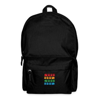 Zug Züge Modeleisenbahn Eisenbahn Geschenk - Rucksack - Schwarz - Vorne