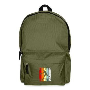 Tennis de table - Sac à dos - vert olive - Devant