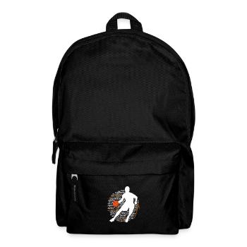 Basketball Basketballer Basketballmannschaft Gesch - Rucksack - Schwarz - Vorne