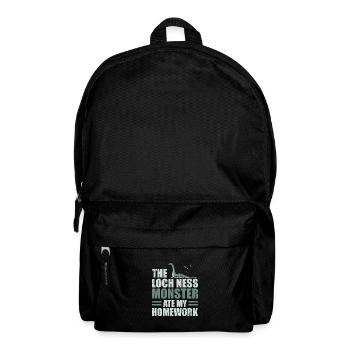 Loch Ness Monster - Rucksack - Schwarz - Vorne