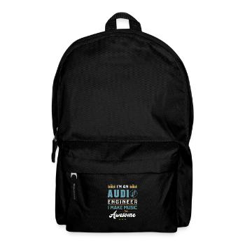 AUDIO ENGINEER SOUND GUY : Awesome Music - Backpack - black - Front