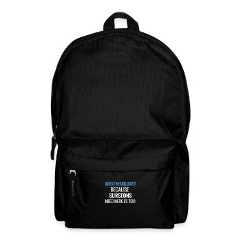 Anesthesiologist Gift | Anesthesiology Anesthesia - Backpack - black - Front