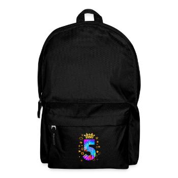 5. Geburtstag - Rucksack - Schwarz - Vorne