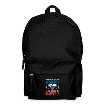 Slowenien Geschenk Slowene - Rucksack - Schwarz - Vorne