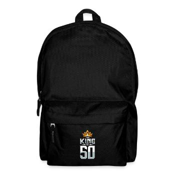 50th birthday - Backpack - black - Front