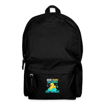 Rubber Duck Ducks Bubbles Duck lover Cute Duck - Rucksack - Schwarz - Vorne