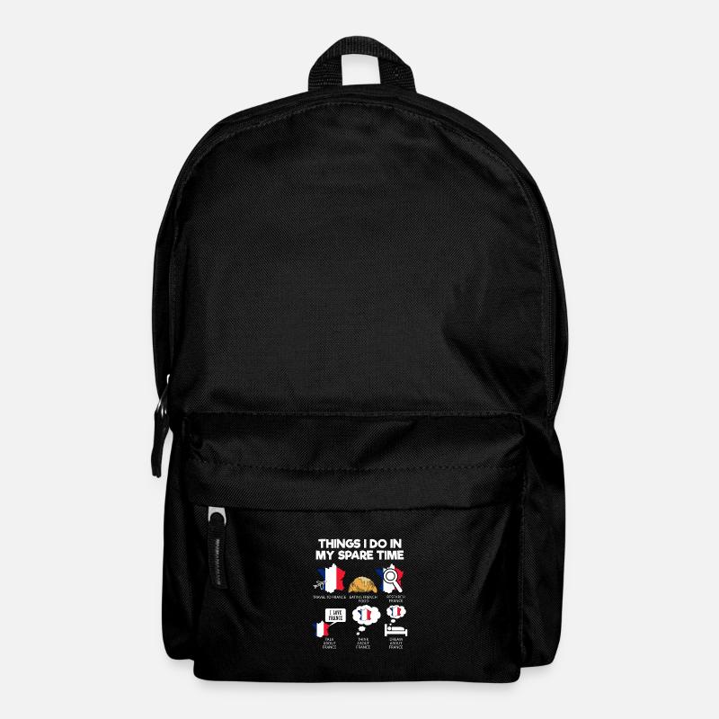 Frankreich - Rucksack - Schwarz