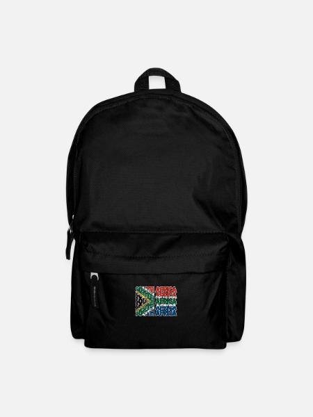 Afrique du Sud Drapeau Afrique du Sud Afrique du Sud Racines - Sac à dos - noir