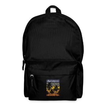 Baja California Mexiko Palme - Rucksack - Schwarz - Vorne