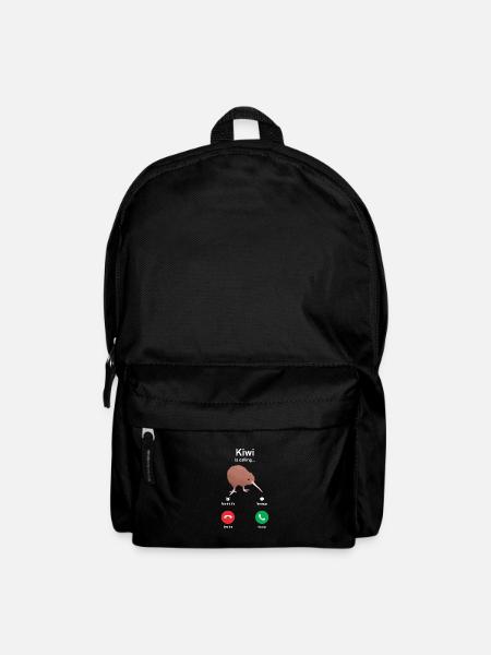 Kiwi vogel calling geschenk - Rucksack - Schwarz