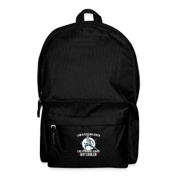 Fechten Trainer Fechter Zaun Sohn Tochter - Rucksack - Schwarz - Vorne