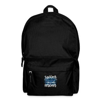 Schwimmmama Geschenk Mutter Schwimmer Schwimm-Mama - Rucksack - Schwarz - Vorne